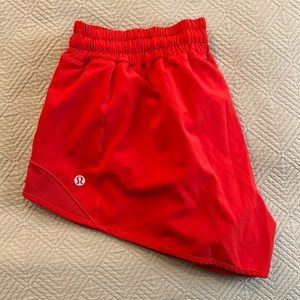 Lululemon Hotty Hot shorts - 2.5 inch, size 10.